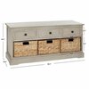 Safavieh Bud 3 Drawer Storage Unit - Vintage Grey AMH5701A